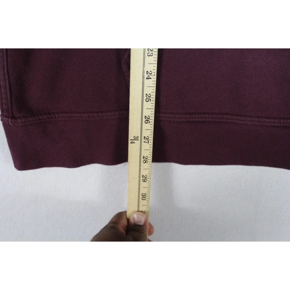 The North Face Men Red Hooded Sweater Casual Long Sleeve Size XL